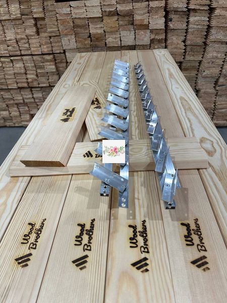 Mechanizm WZMOCNIONY do obrotowych żaluzji zewnętrznych "Wood Brothers Light" 1 m