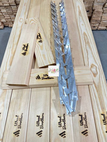 Mechanizm WZMOCNIONY do obrotowych żaluzji zewnętrznych "Wood Brothers Light" 1 m
