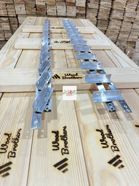 Mechanizm WZMOCNIONY do obrotowych żaluzji zewnętrznych "Wood Brothers Light" 1 m
