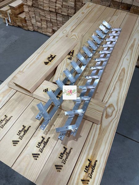 Mechanizm WZMOCNIONY do obrotowych żaluzji zewnętrznych "Wood Brothers Light" 1 m