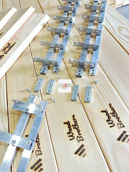 Mechanizm WZMOCNIONY aluminiowy do obrotowych żaluzji zewnętrznych "Wood Brothers Light" 0,5m