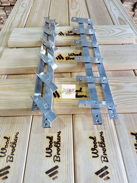 Mechanizm WZMOCNIONY aluminiowy do obrotowych żaluzji zewnętrznych "Wood Brothers Light" 0,5m