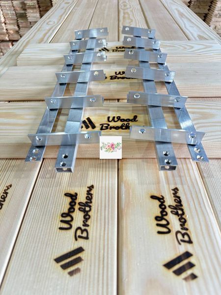Mechanizm WZMOCNIONY aluminiowy do obrotowych żaluzji zewnętrznych "Wood Brothers Light" 0,5m