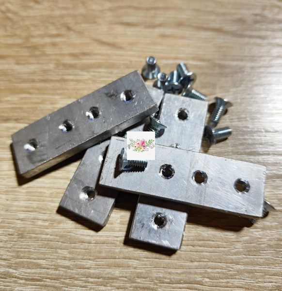 Łączenia sur.alum.(do mechanizm&oacute;w obrotowych aluminiowych)