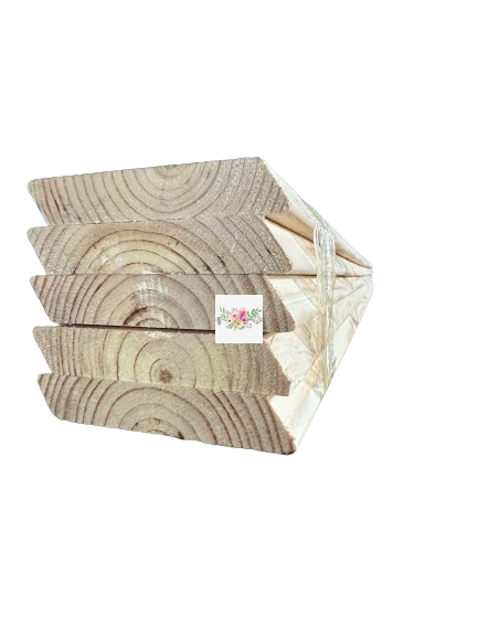 Lamel ROMB 112x20mm, Drewniane, Sosna