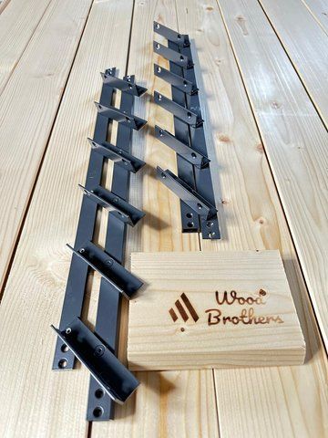 Mechanizm WZMOCNIONY aluminiowy do obrotowych żaluzji zewnętrznych "Wood Brothers Light ANTRACYT"0,5m