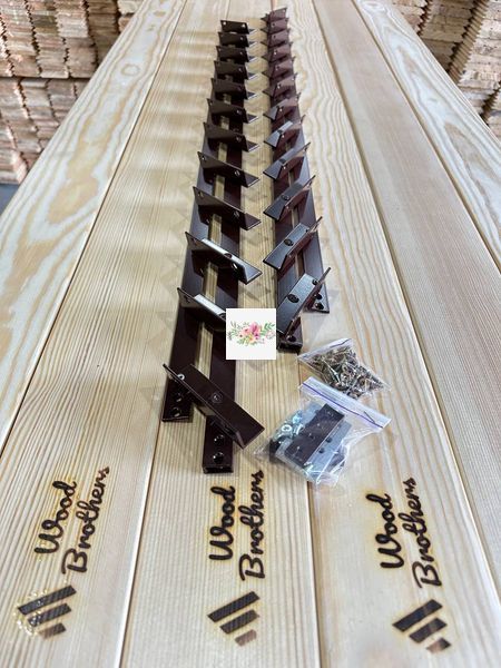Mechanizm WZMOCNIONY aluminiowy do obrotowych żaluzji zewnętrznych "Wood Brothers Light Brąz" 1 m
