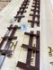 Mechanizm WZMOCNIONY aluminiowy do obrotowych żaluzji zewnętrznych "Wood Brothers Light Brąz" 1 m