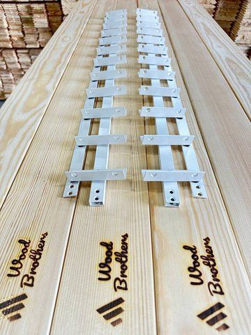 Mechanizm WZMOCNIONY aluminiowy do obrotowych żaluzji zewnętrznych "Wood Brothers Light Biały" 1 m