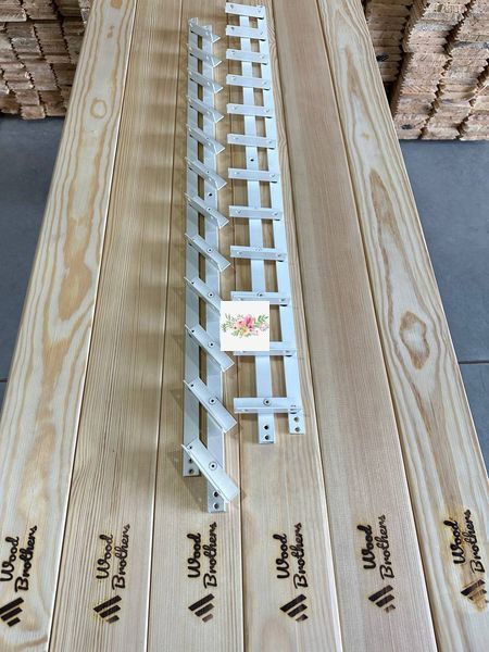 Mechanizm WZMOCNIONY aluminiowy do obrotowych żaluzji zewnętrznych "Wood Brothers Light Biały" 1 m